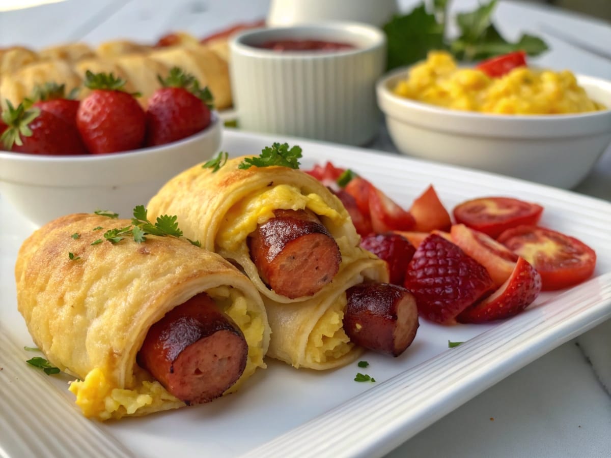 Breakfast Pigs in a Blanket