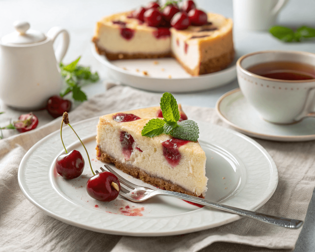 Cherry Cheesecake Recipe