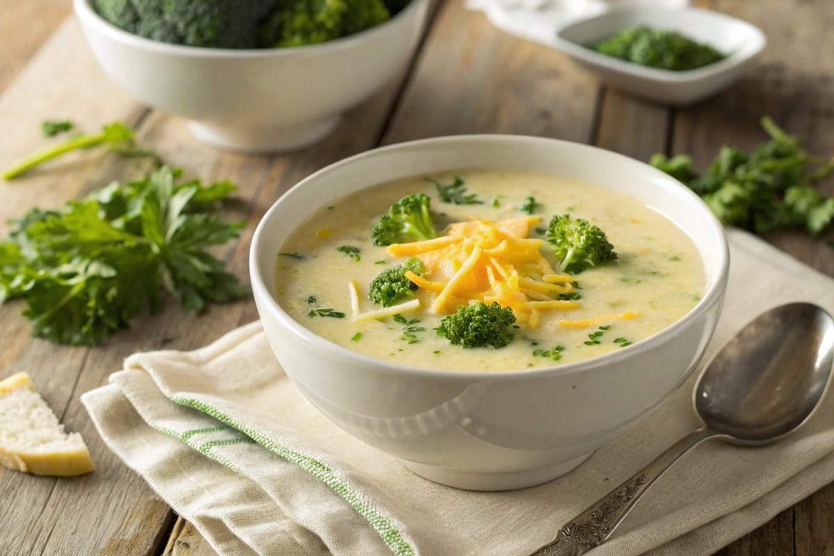 Crock Pot Broccoli Cheddar Soup