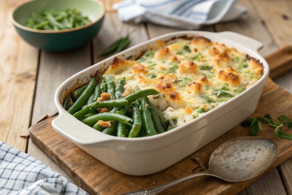 Green Bean Stuffing Casserole