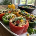 quinoa-stuffed bell peppers