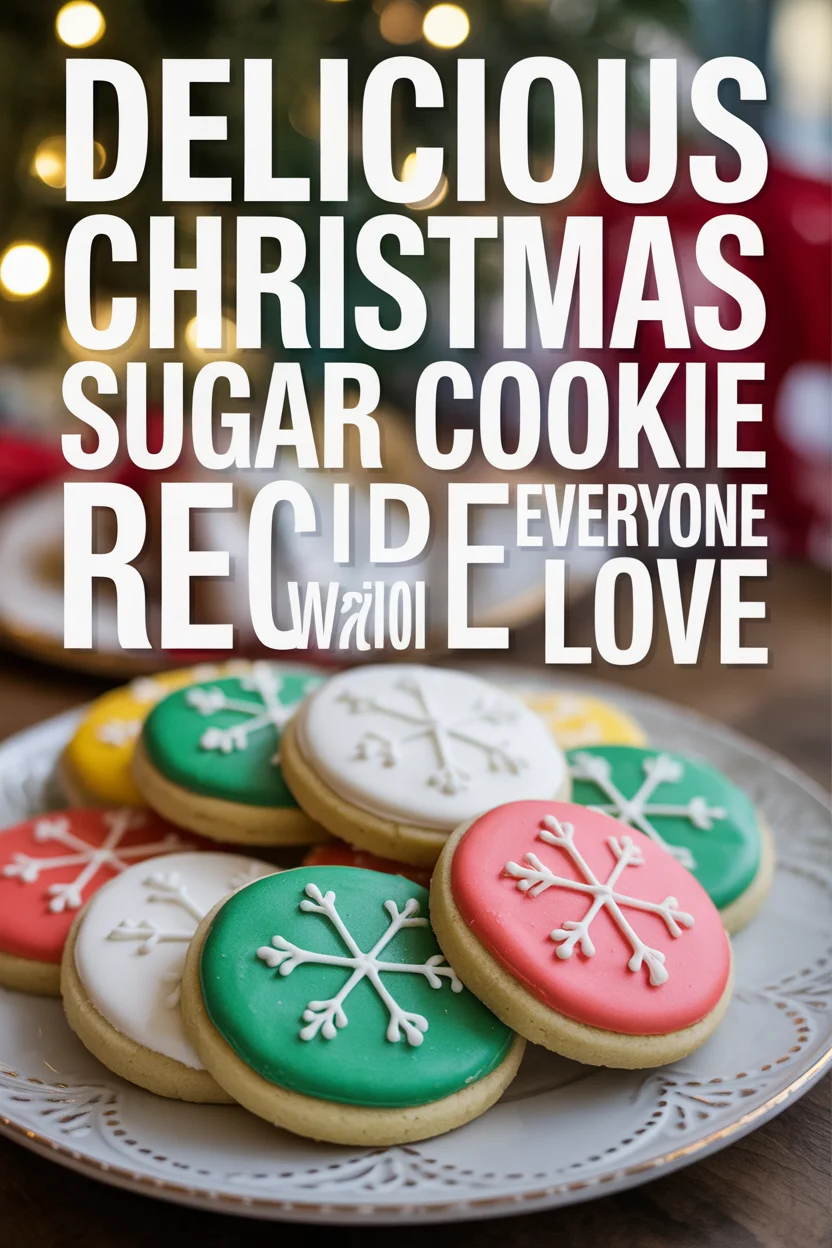 christmas sugar cookie recipe