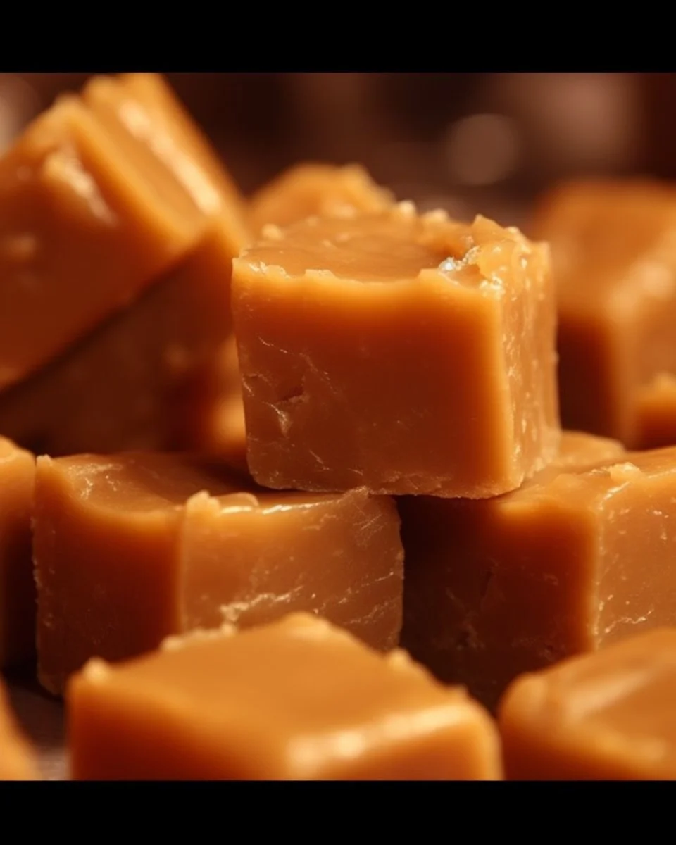 Delicious 3-ingredient microwave peanut butter fudge in a bowl.