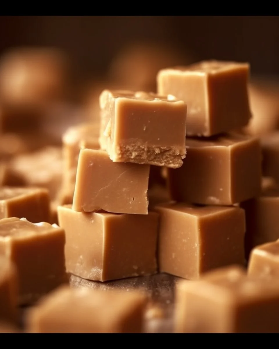 Delicious 3-ingredient peanut butter fudge in a dish