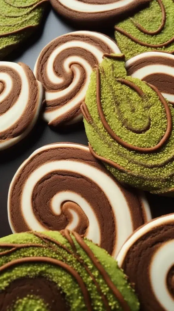 Delicious homemade cinnamon roll spirals with icing on top