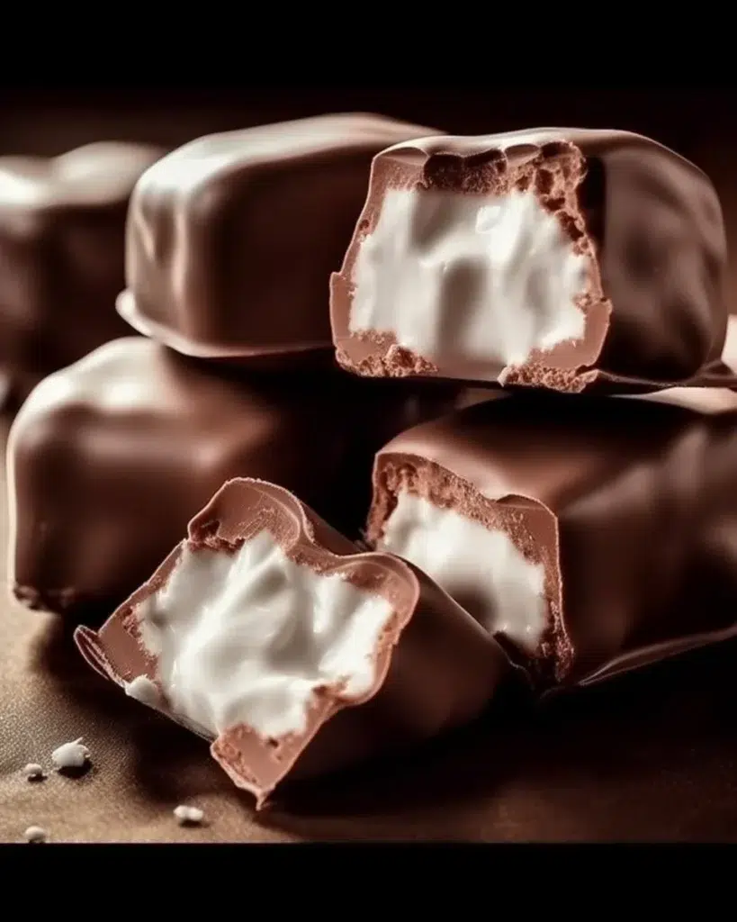 A delicious plate of Cool Whip Candy Bites, perfect for sweet cravings.