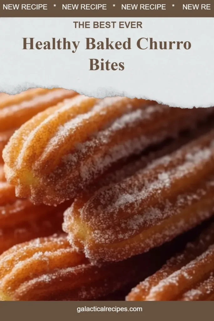 Healthy baked churro bites dusted with cinnamon sugar on a plate