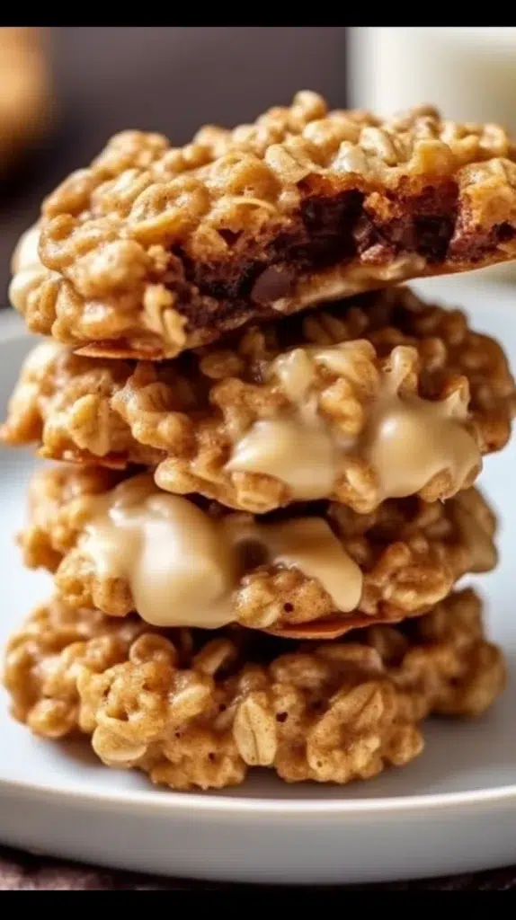 No bake avalanche cookies made with chocolate and marshmallows