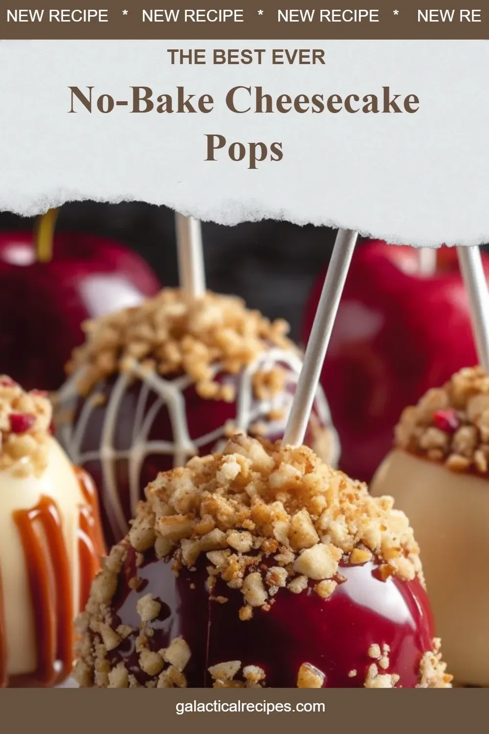 Delicious no-bake cheesecake pops presented on a plate.