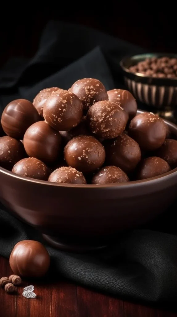 Delicious speculoos balls made from spiced cookies