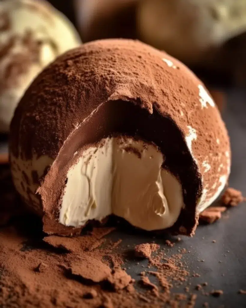 Gourmet truffles displayed on a wooden table showcasing their unique texture and flavor.