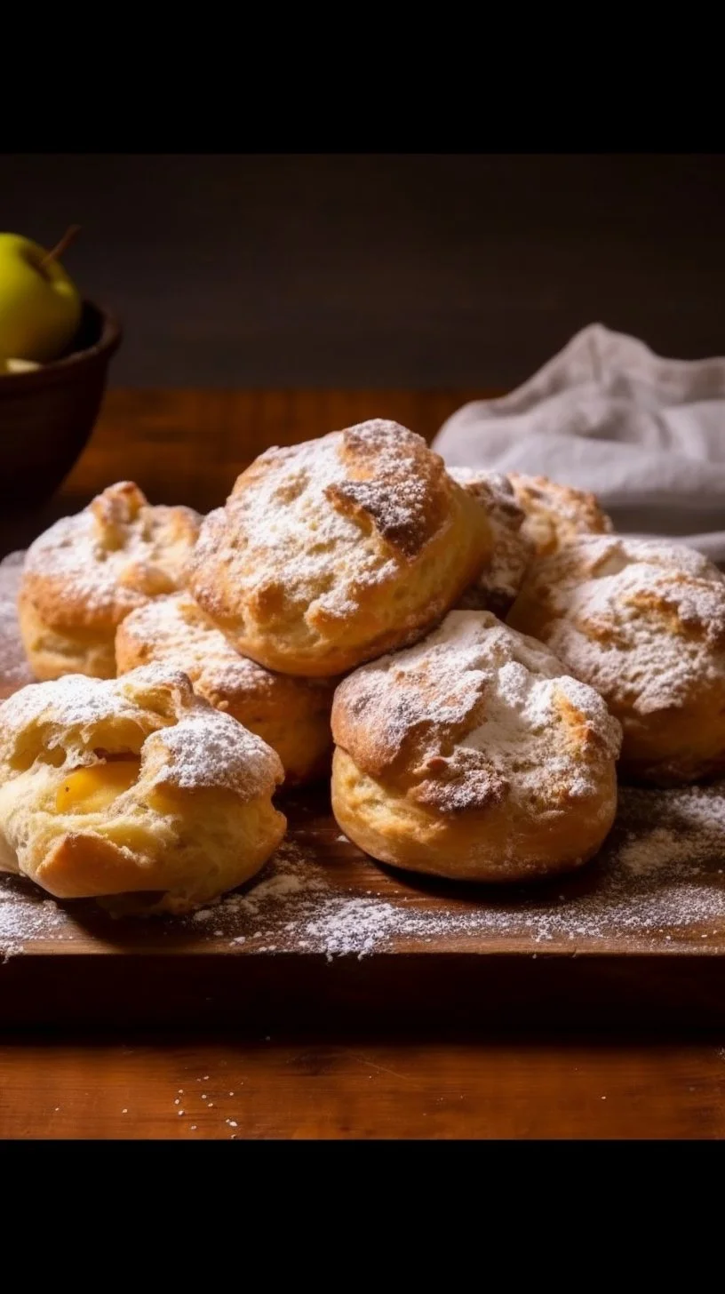 Delicious homemade apple cookies on a cooling rack