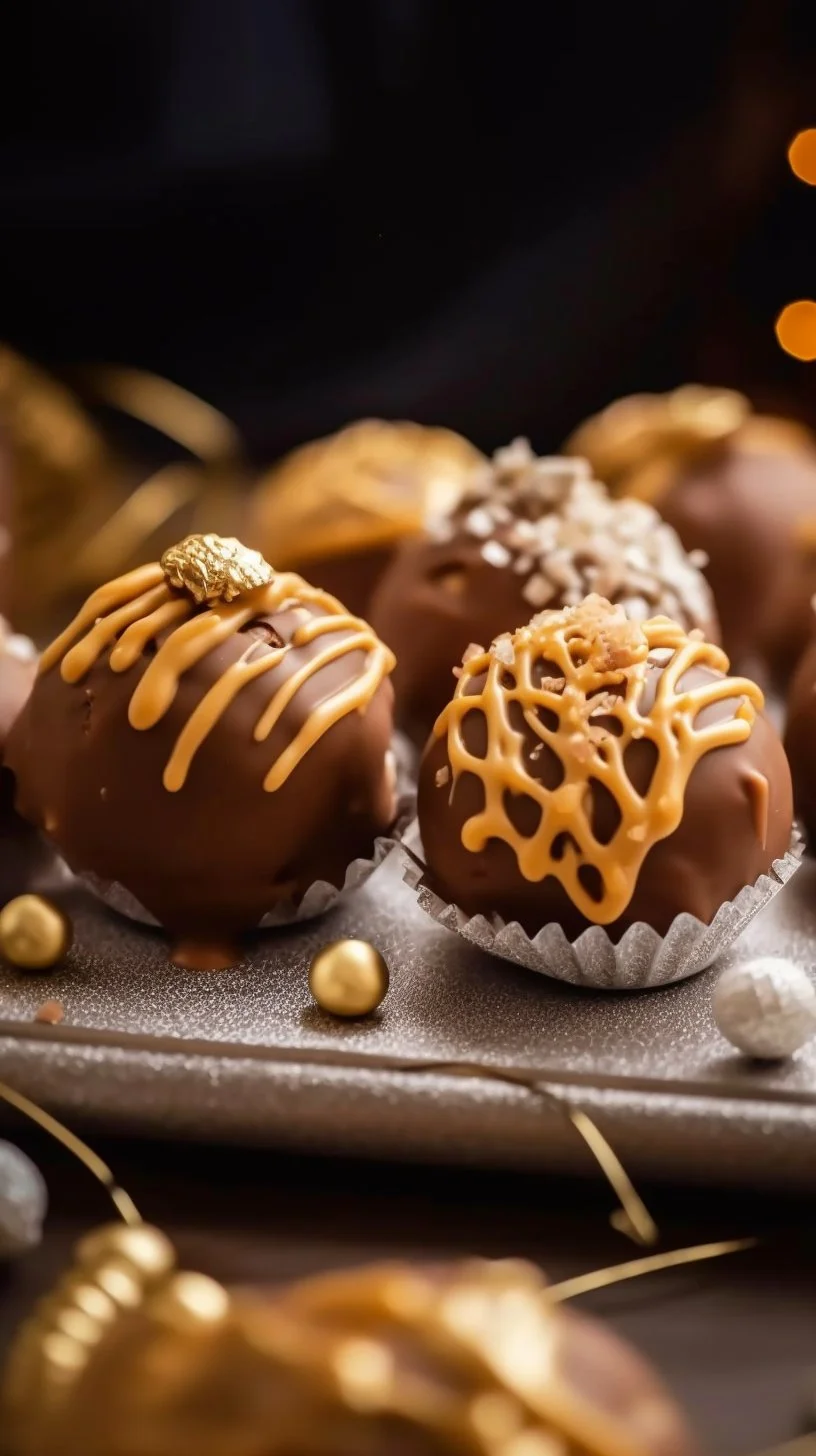 Delicious homemade Biscoff truffles made with chocolate and Biscoff cookies.