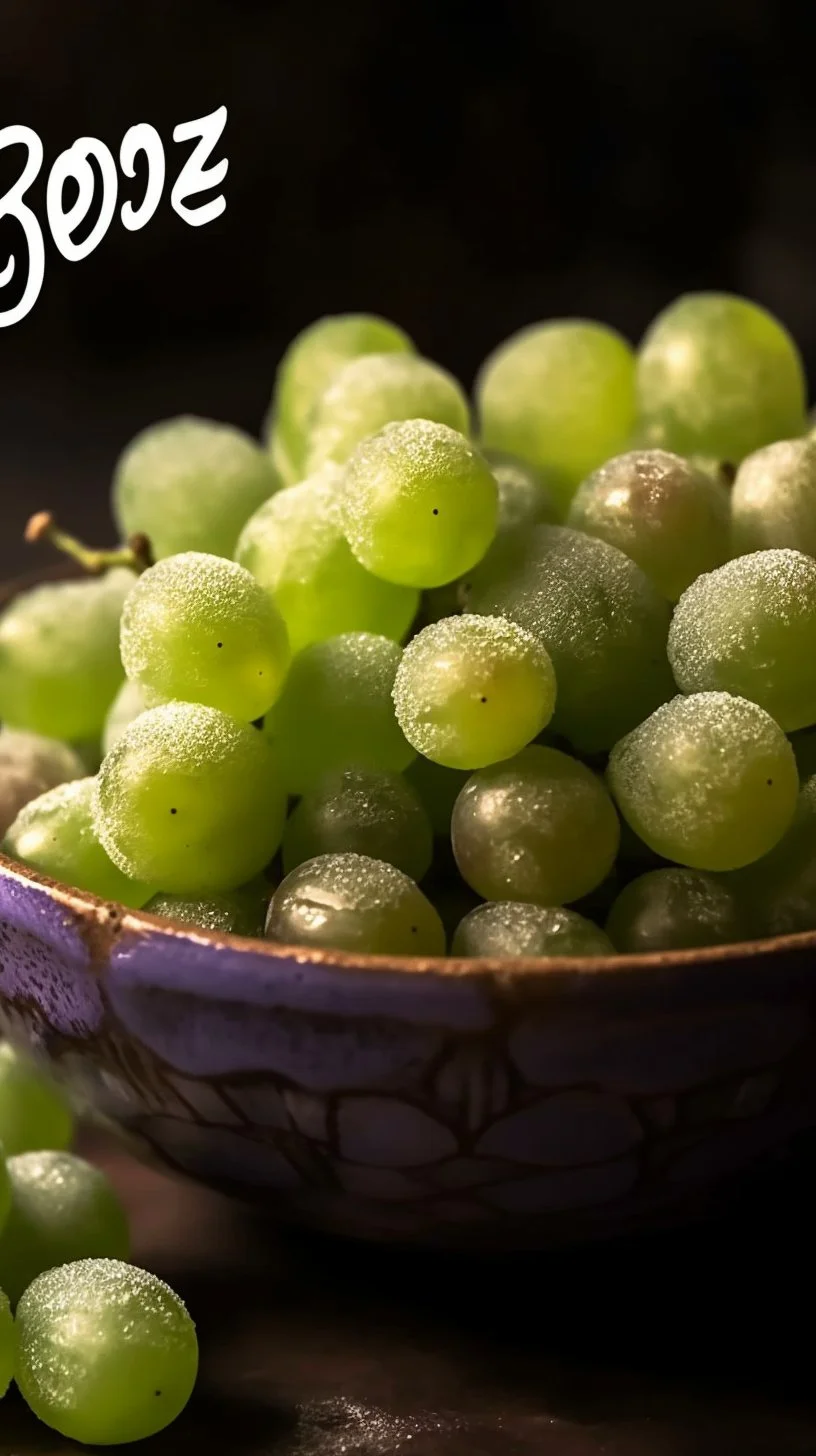 Delicious boozy grapes infused with alcohol for a festive treat.