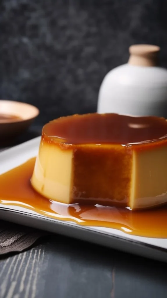 Delicious slice of Canarian Cheesecake topped with fresh fruit