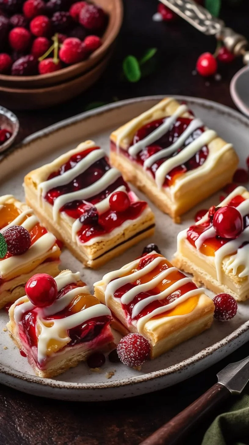 Delicious Cherry White Chocolate Bars with tart cherries and creamy white chocolate.