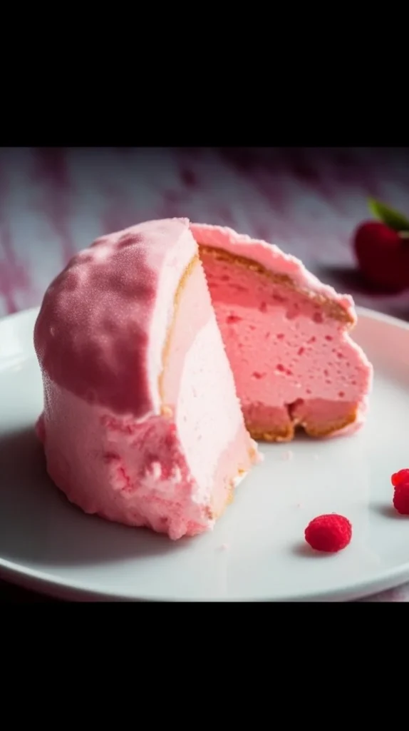 Fluffy and light Cloud Bread served on a wooden board