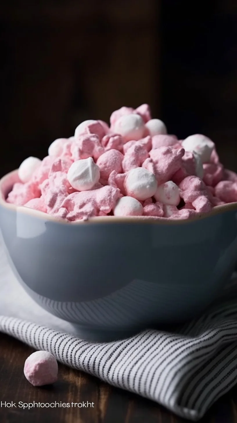 Delicious Cranberry Fluff Salad served in a bowl, showcasing its creamy texture and vibrant color.
