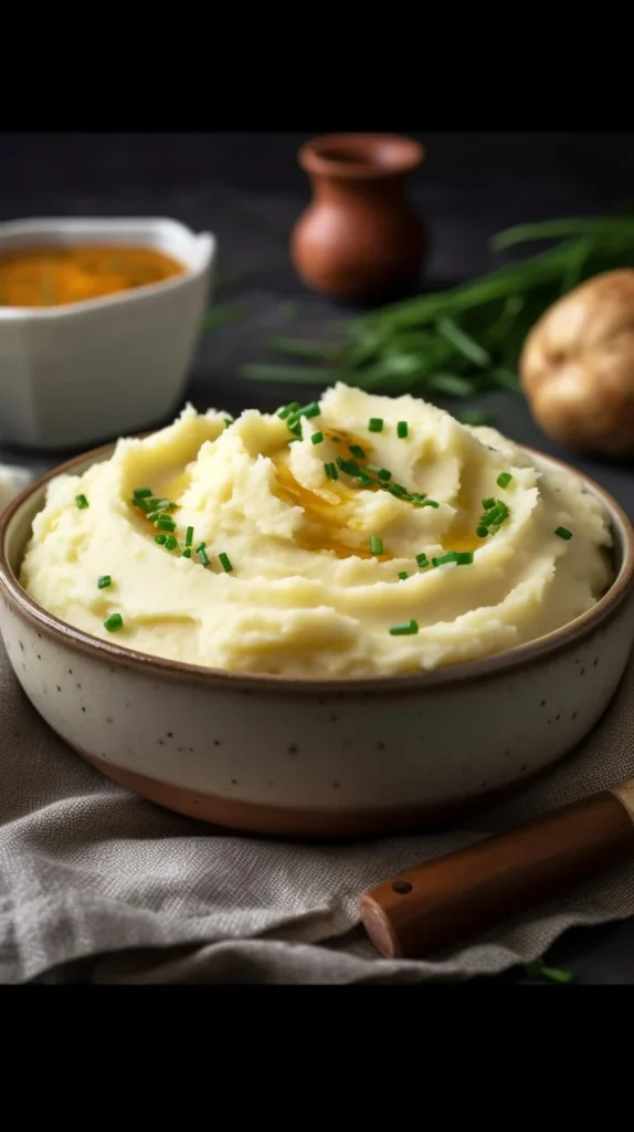Creamy Yukon Gold mashed potatoes served in a bowl