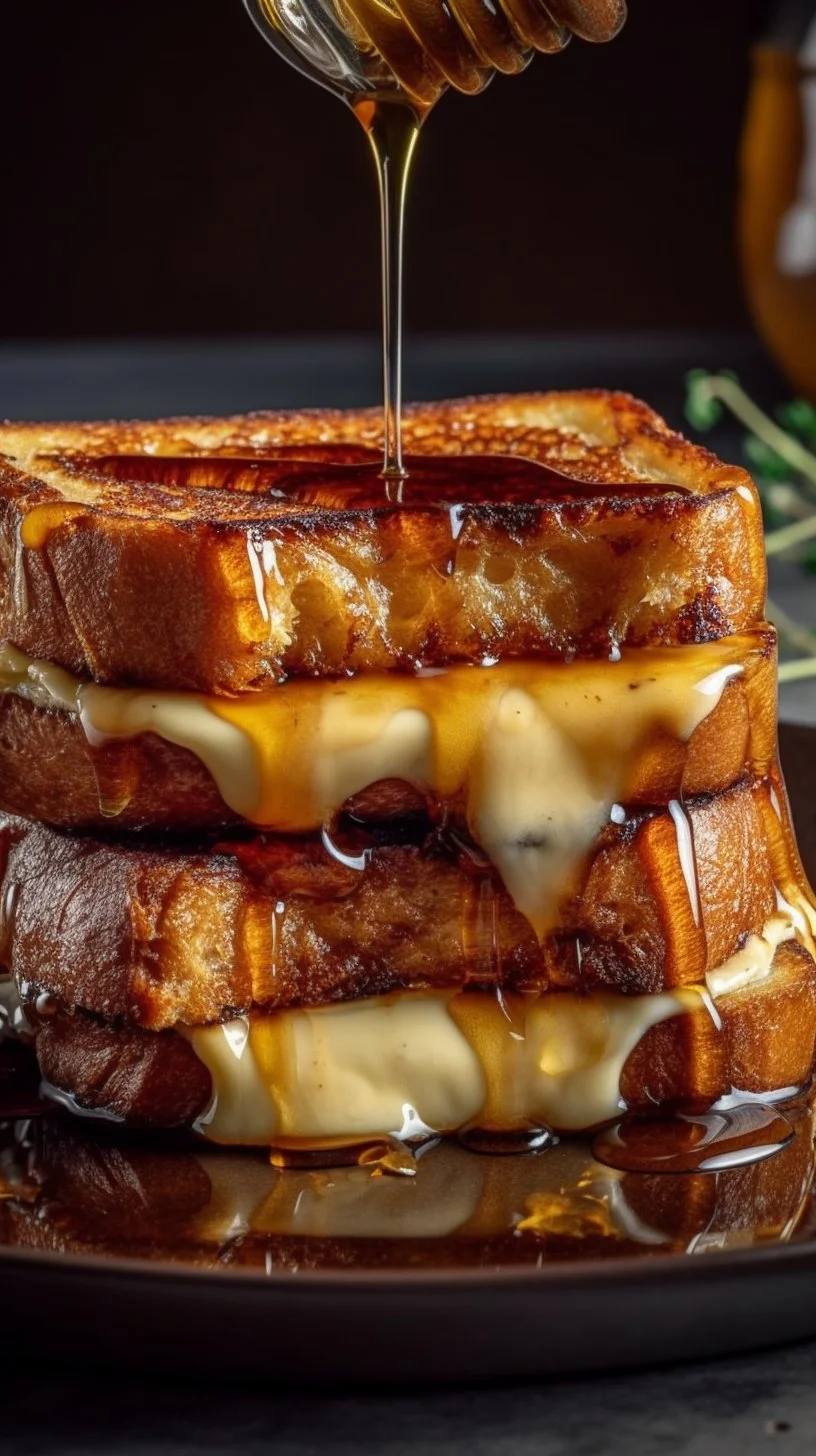 Delicious Crème Brûlée French Toast topped with caramelized sugar on a plate