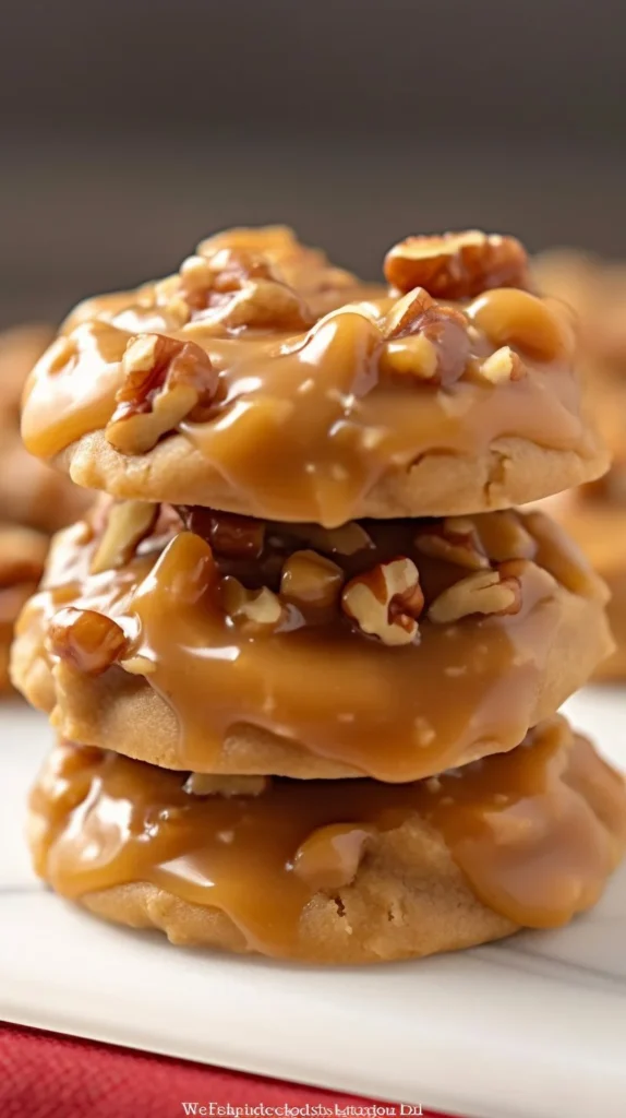 Deliciously easy pecan pralines ready to enjoy.