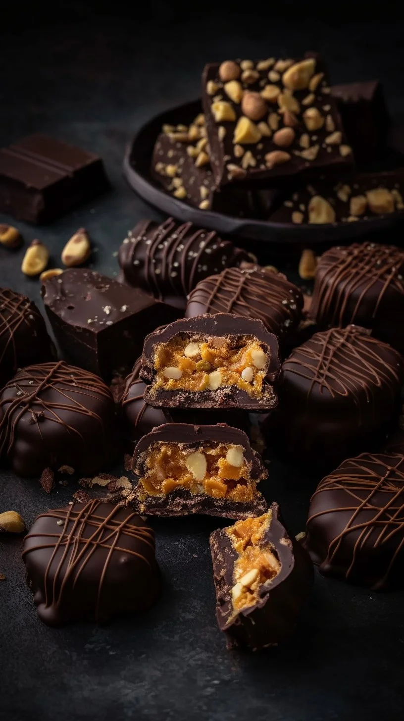 Delicious homemade Butterfinger Bars on a plate