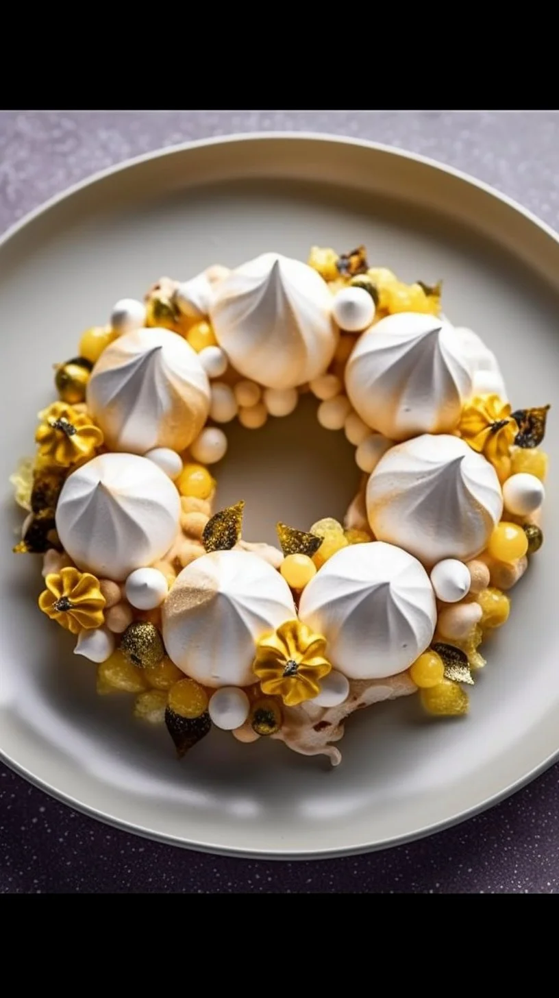 Beautiful Lemon Cream Wreath for home decoration