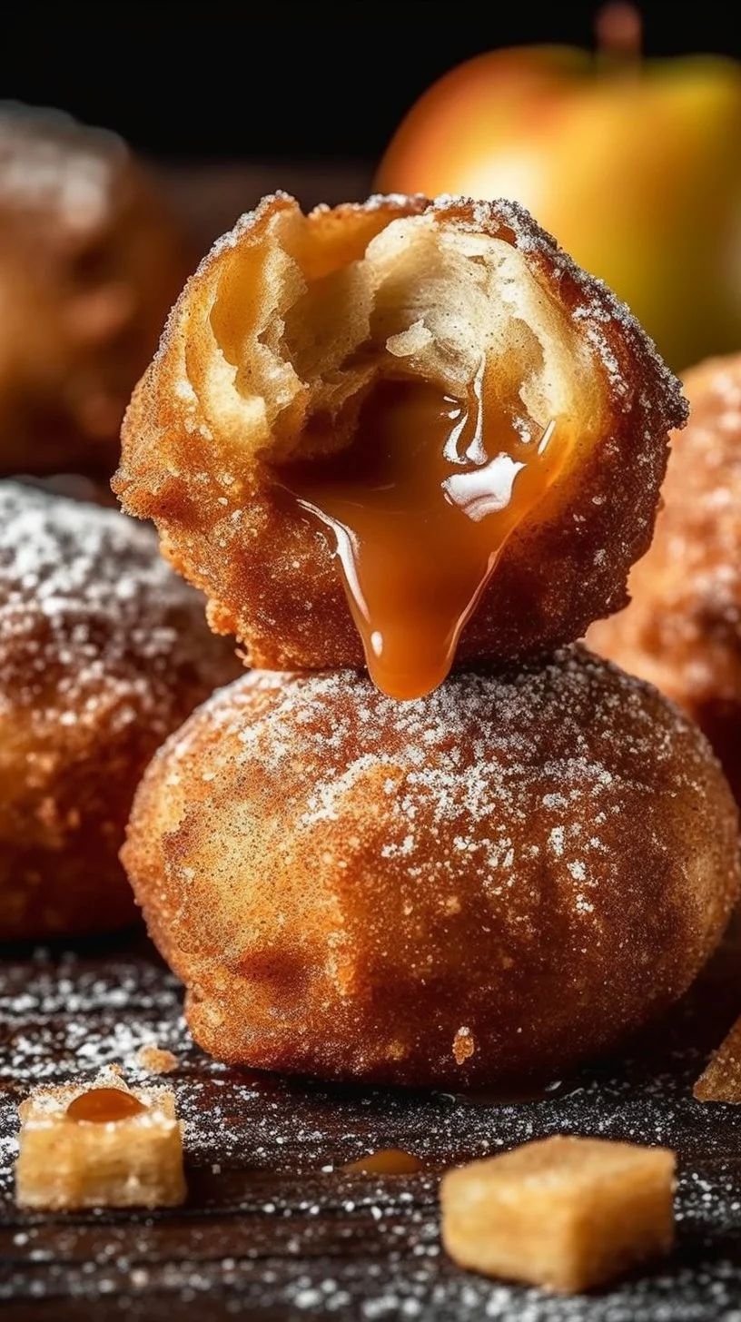 Mouthwatering air fryer apple pie bombs ready to enjoy