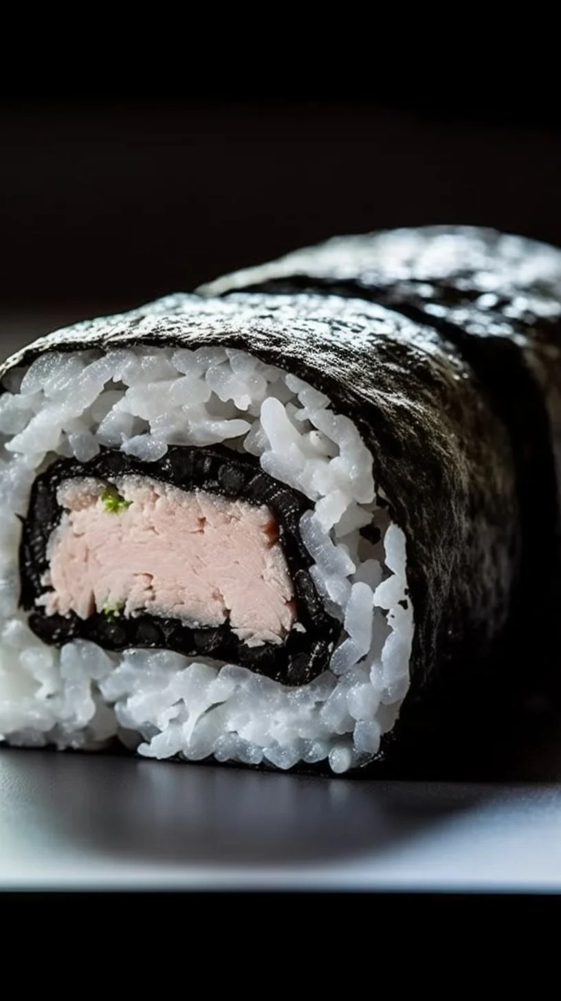 A creative dessert featuring Oreo Sushi rolled with cookies and chocolate.
