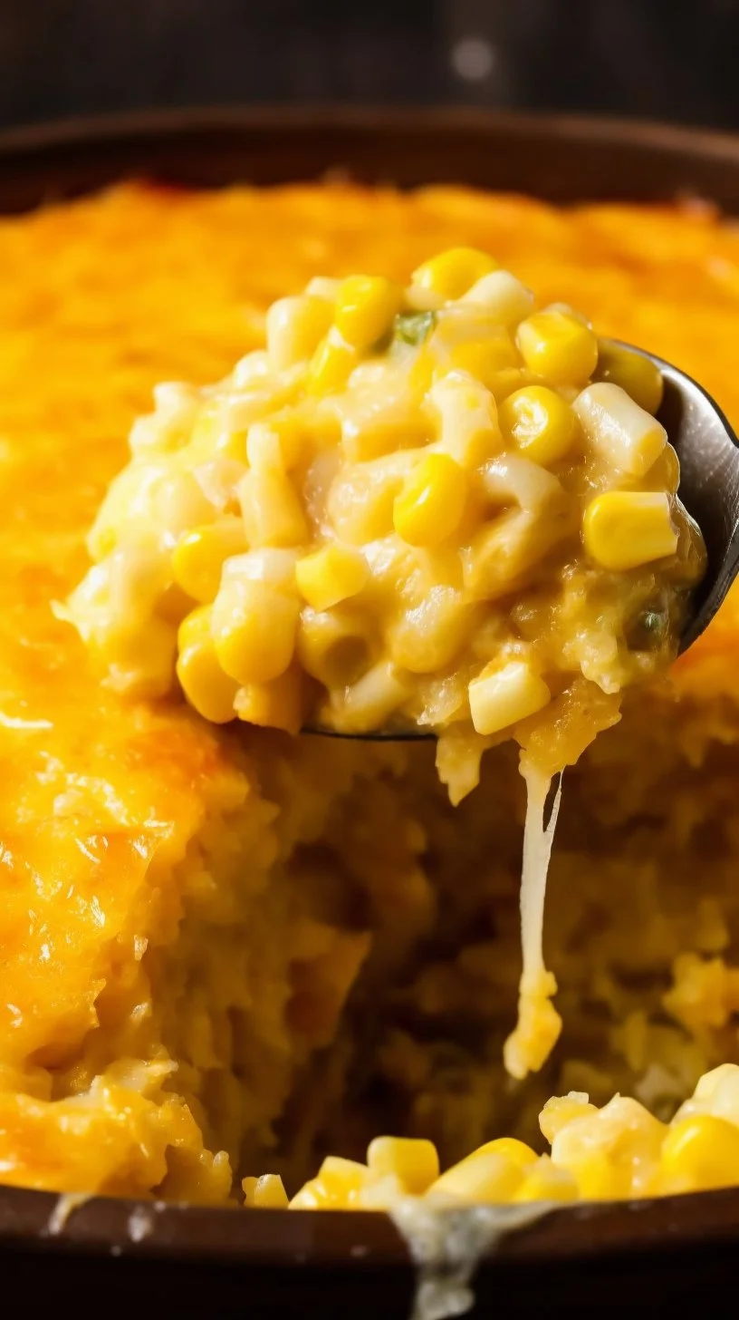 Delicious corn casserole from Paula Deen, a creamy and flavorful side dish.