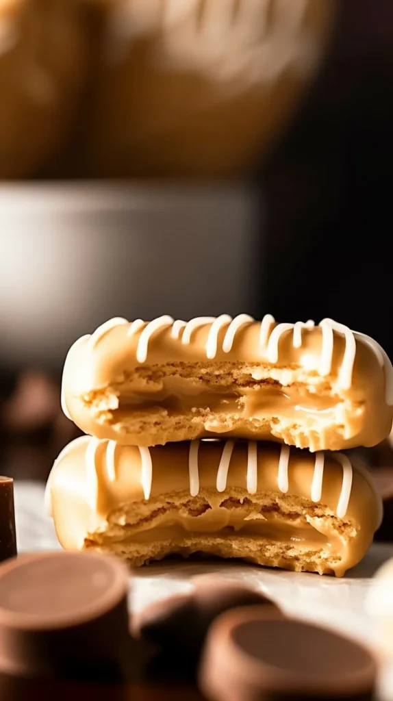 Peanut Butter Ritz Crackers coated in white chocolate, delicious snack treat