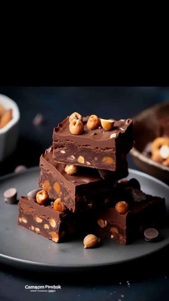 Delicious salted caramel marshmallow fudge dessert