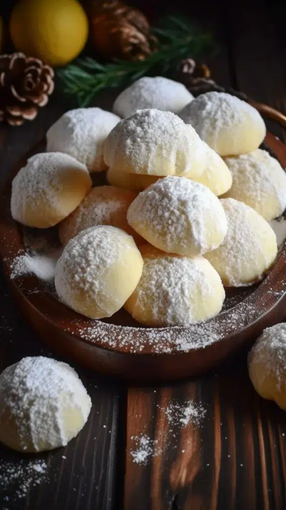 Delicious Sweetened Condensed Milk Snowballs dessert on a plate