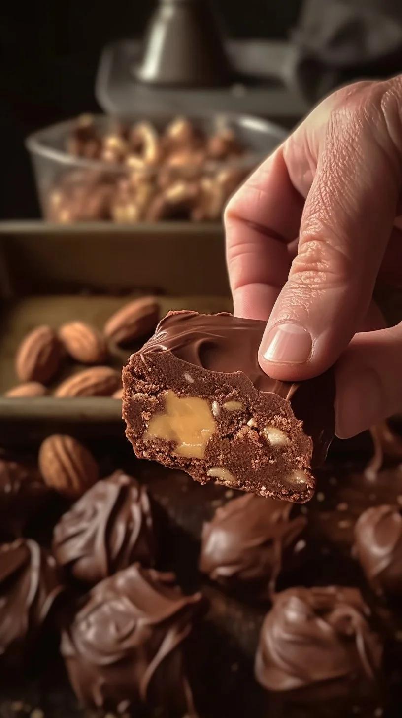 Delicious assortment of gourmet fudge in various flavors and textures