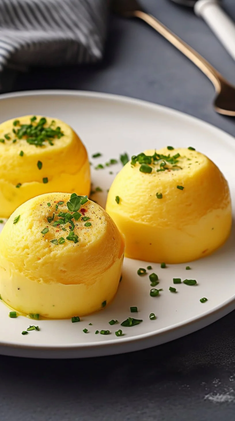 Delicious homemade egg bites with vegetables and cheese