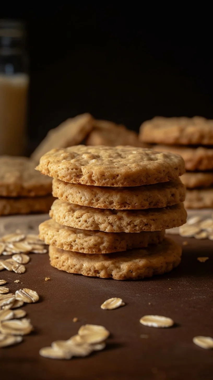Healthy gluten-free graham crackers made with oats for a tasty snack