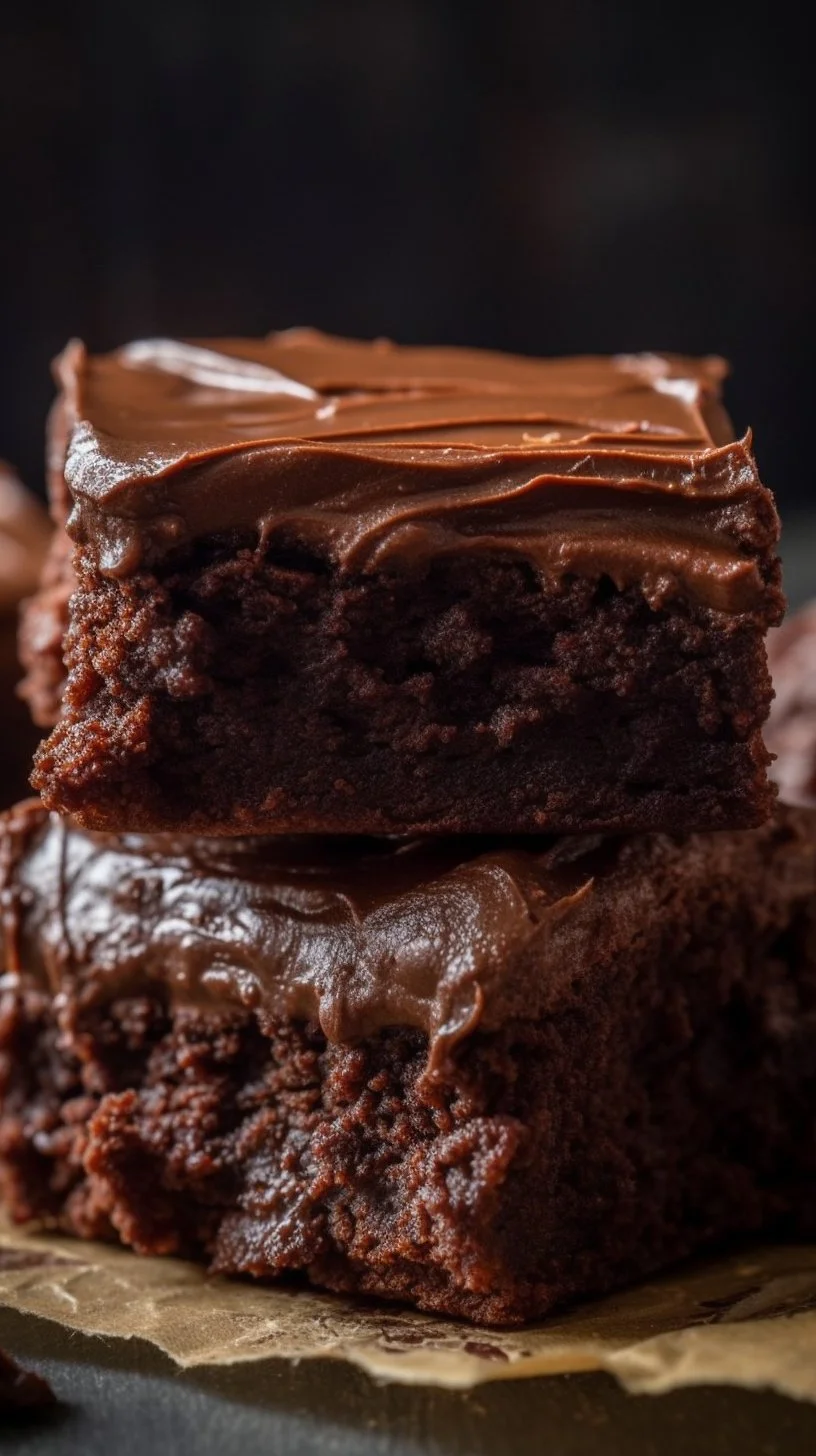 Delicious and moist Keto Brownies on a plate, perfect for low-carb diet.