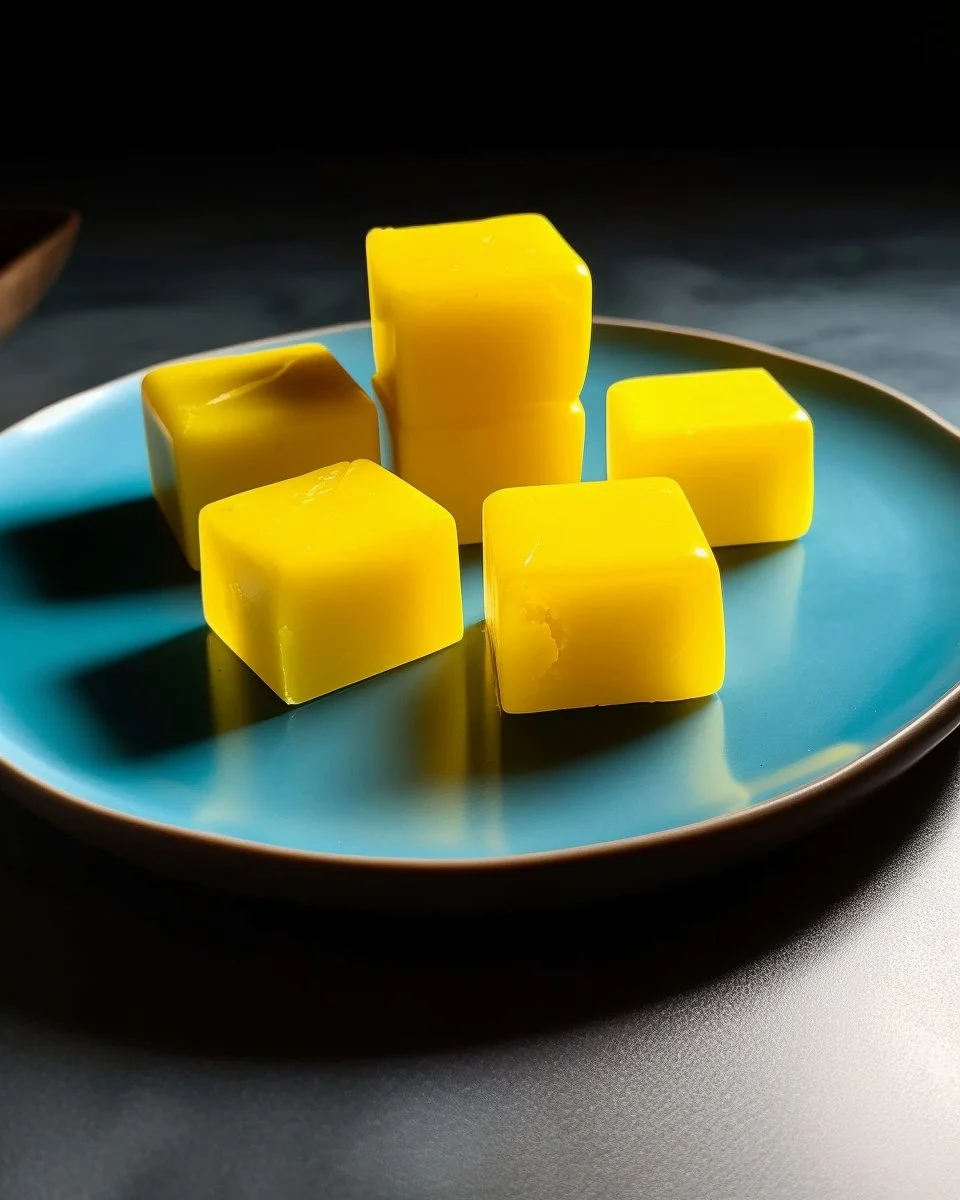 Delicious mango pudding served in a bowl, topped with fresh mango slices.