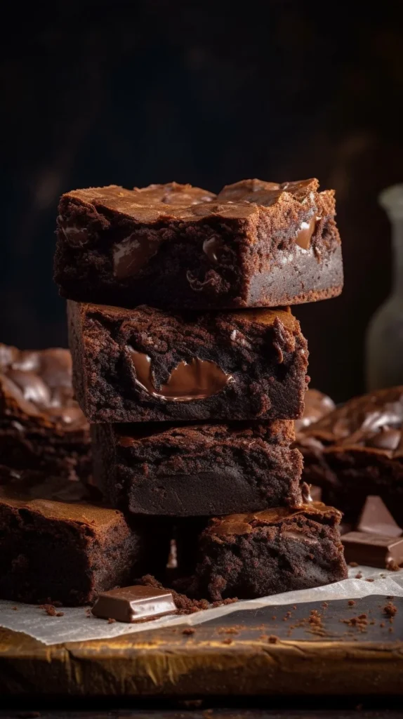 Delicious mocha brownies topped with mocha frosting and coffee beans