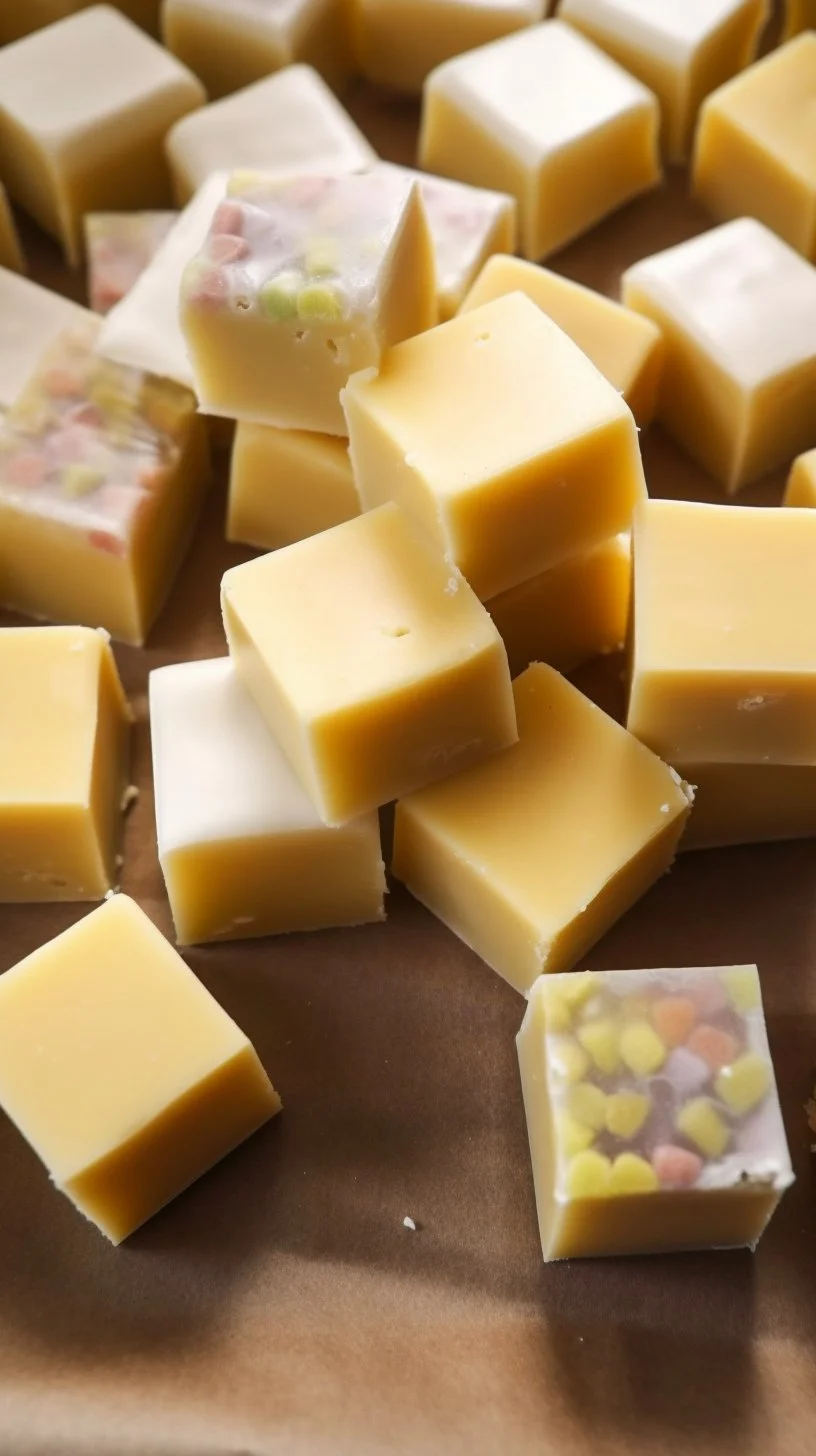 No-bake lemon poppy seed fridge bites on a plate, garnished with lemon zest.