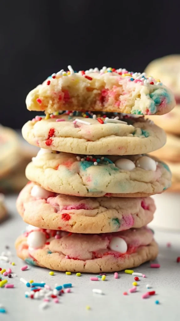 Delicious Strawberry Pop Tart Cookies ready to eat