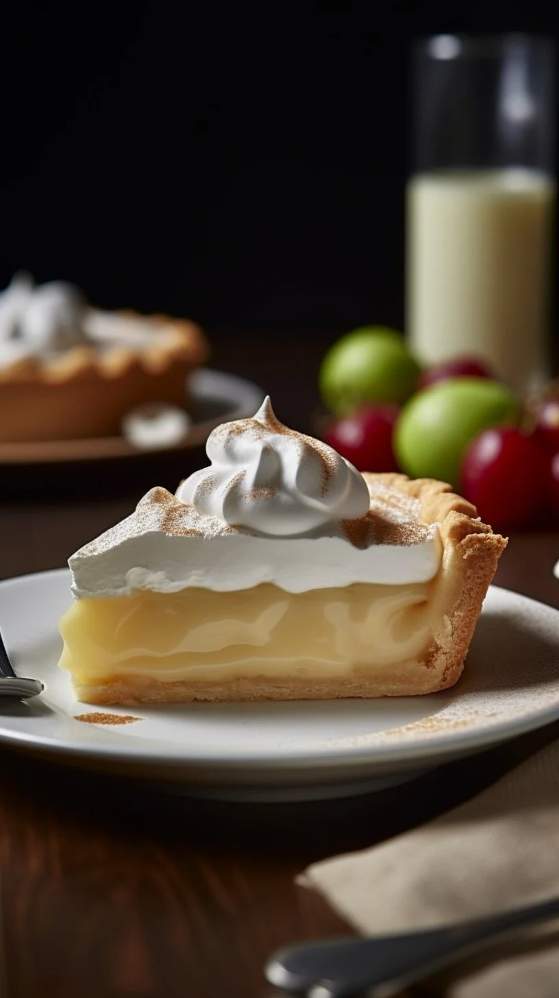 Traditional Cream Tart with fresh fruits and elegant decoration