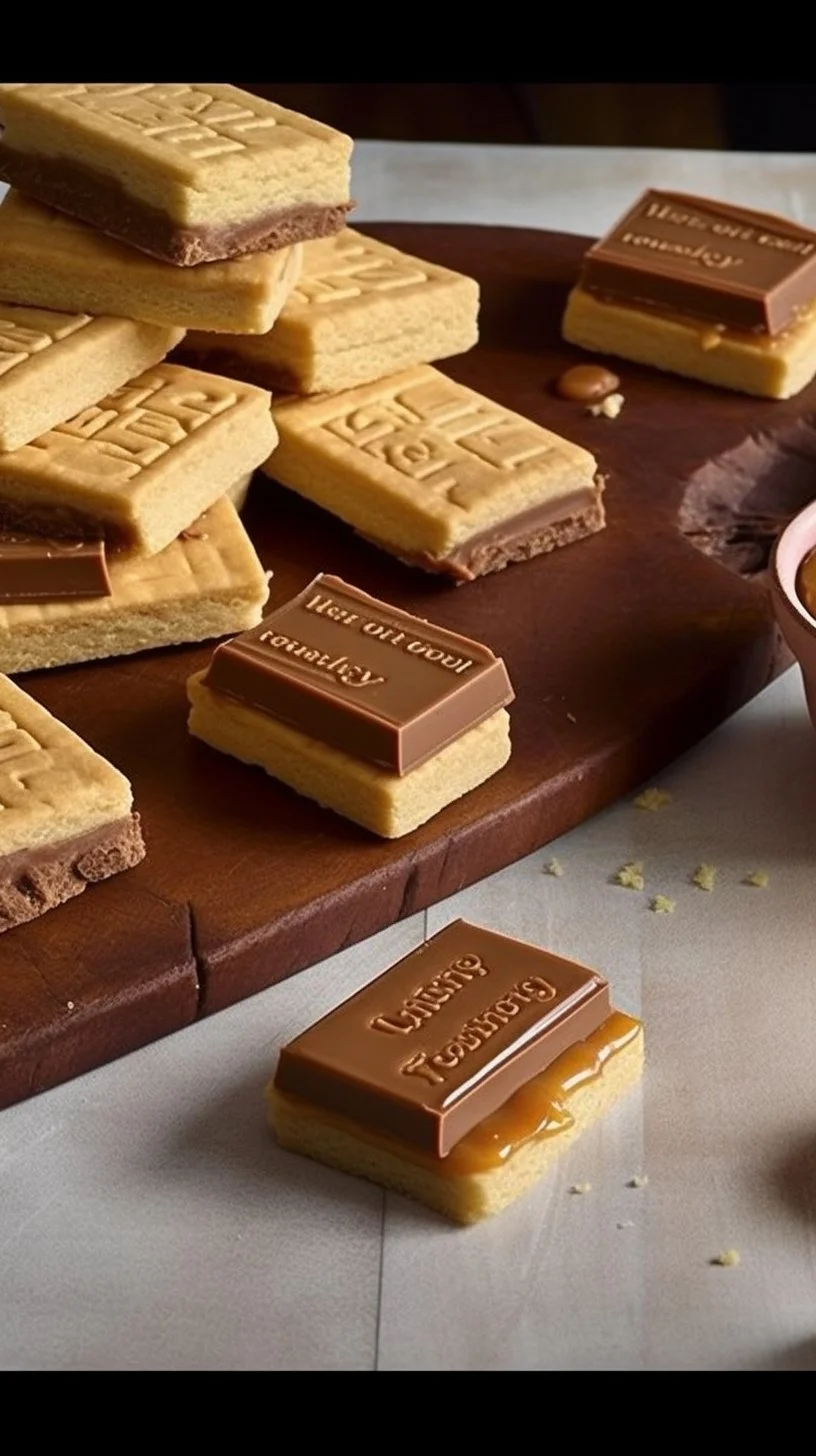 Delicious Caramel Slice dessert with layers of caramel and chocolate