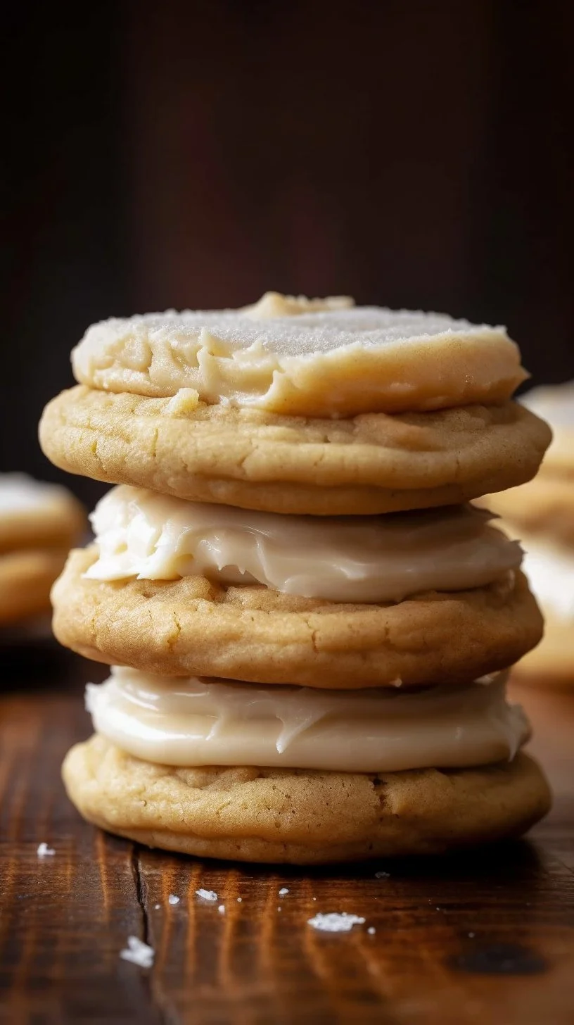 Delicious homemade cornbread cookies arranged on a plate