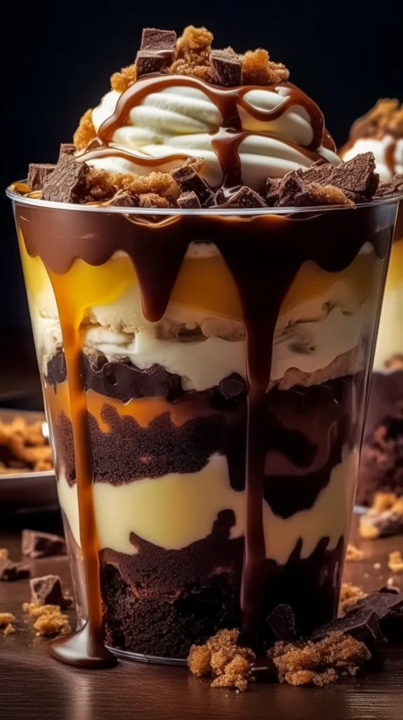 Delicious cream cheese brownie bites on a white plate