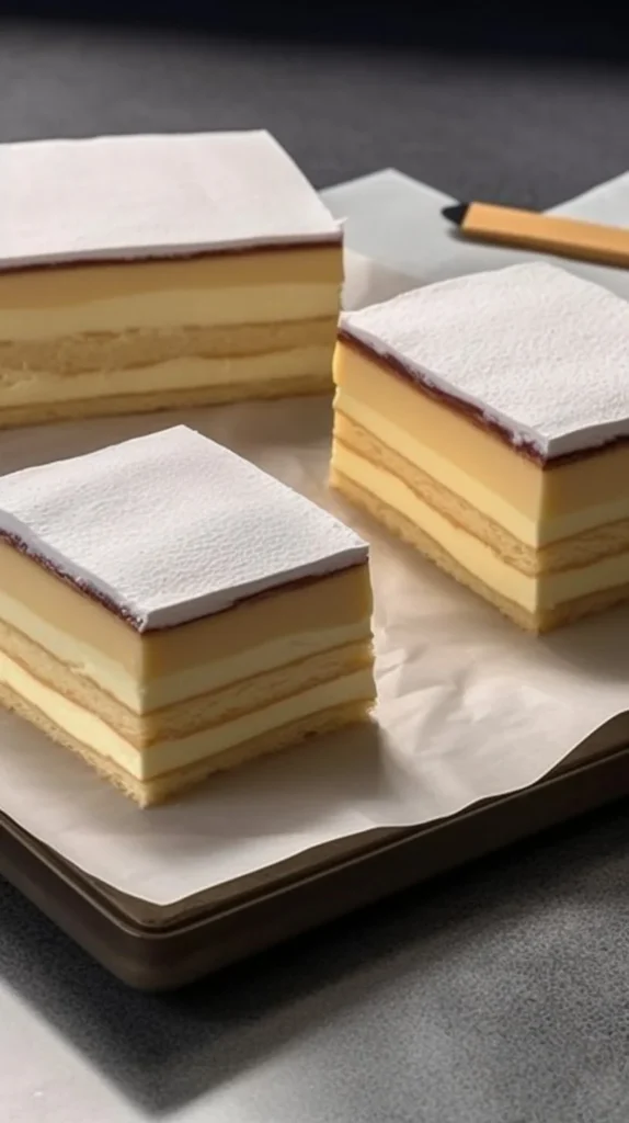 Deliciously layered strawberry sandwich cake with fresh strawberries and cream