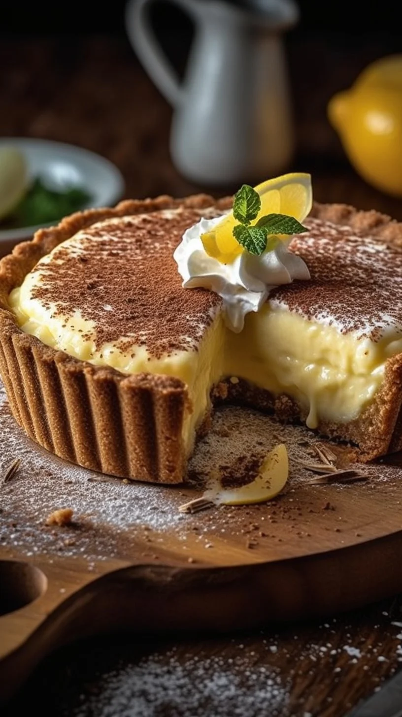 Delicious Cremora Tart served on a dessert plate