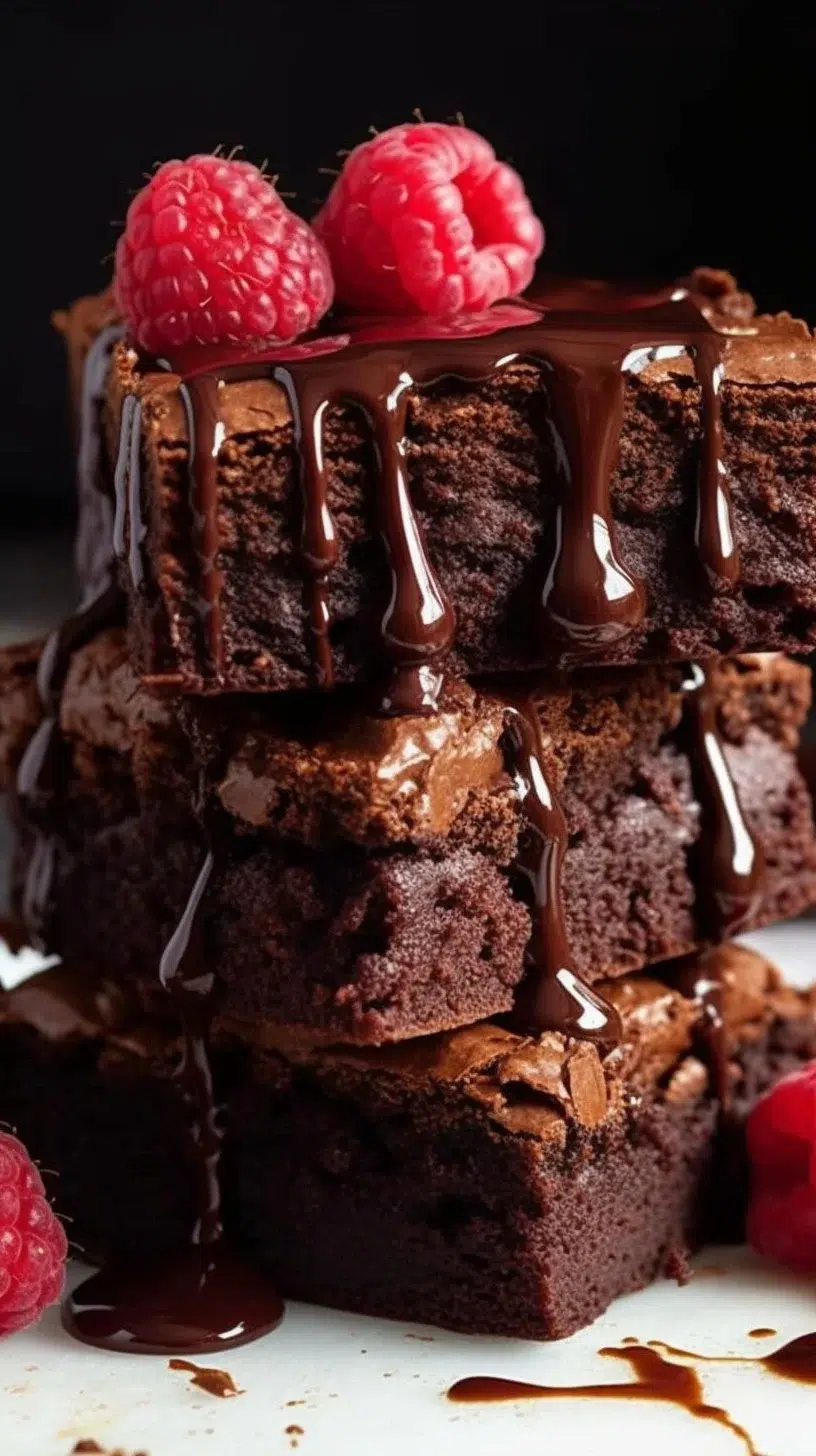 Delicious homemade brownie mix ingredients in a bowl ready to bake