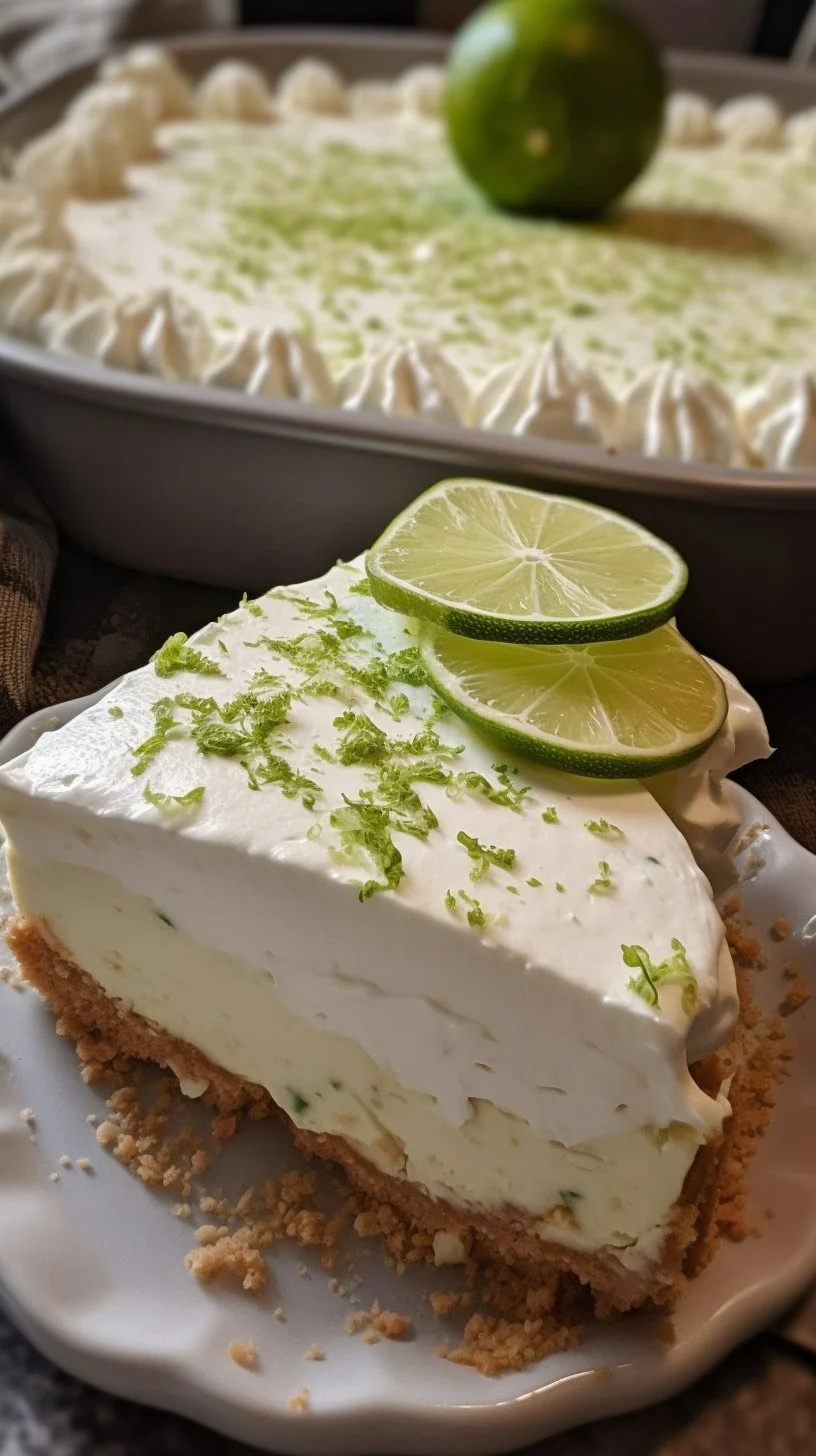 Delicious Key Lime Pie Bars with a tangy lime flavor and creamy filling
