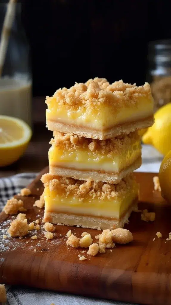 Delicious Lemon Cream Cheese Bars topped with lemon zest and cream cheese frosting.